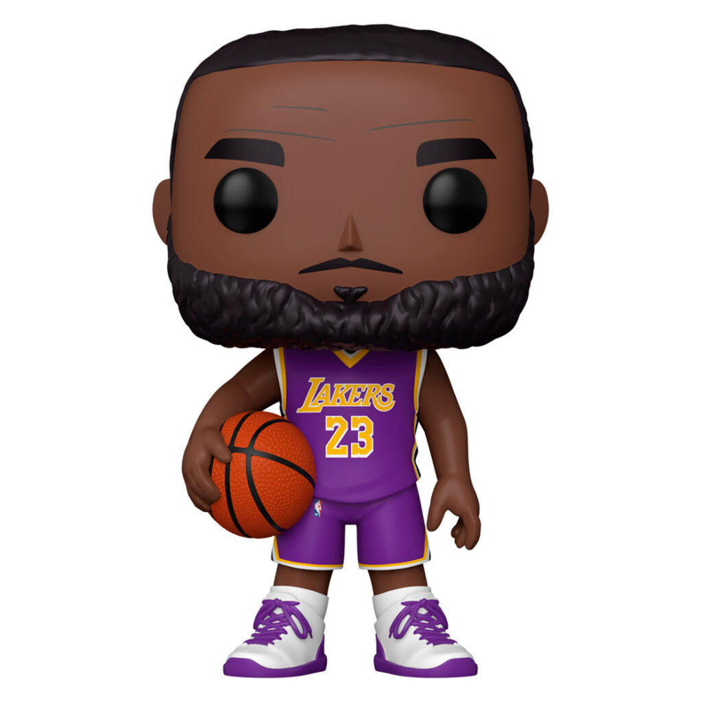 Figura POP NBA Lakers LeBron James Purple Jersey 25cm - Frikibase.com