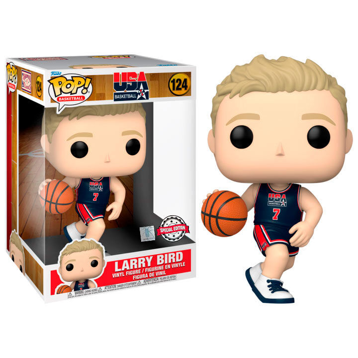 Figura POP NBA Larry Bird 1992 Team US Navy Jersey Exclusive 25cm - Frikibase.com