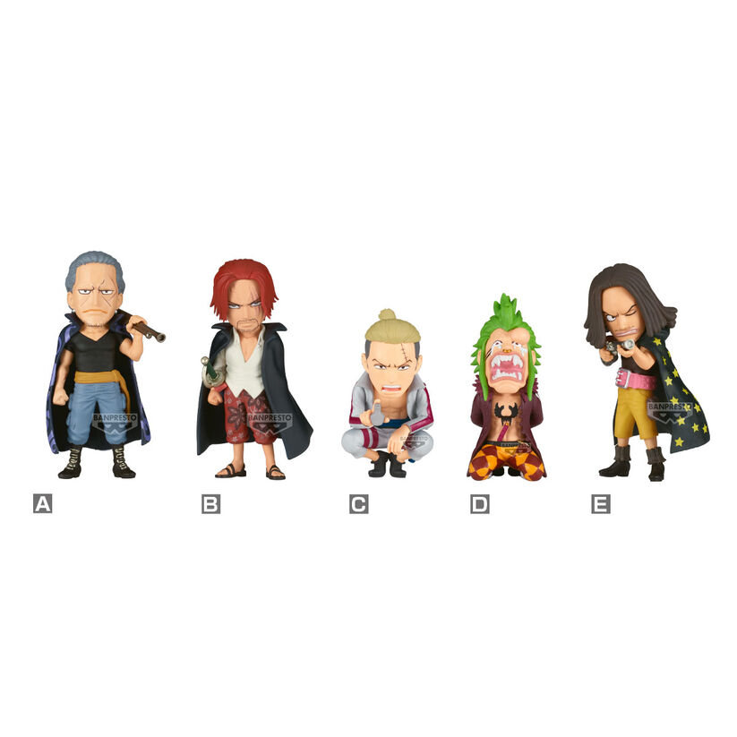 Figura Red Hair Pirates vs Bartolomeo World Collectable One Piece 7cm surtido - Frikibase.com