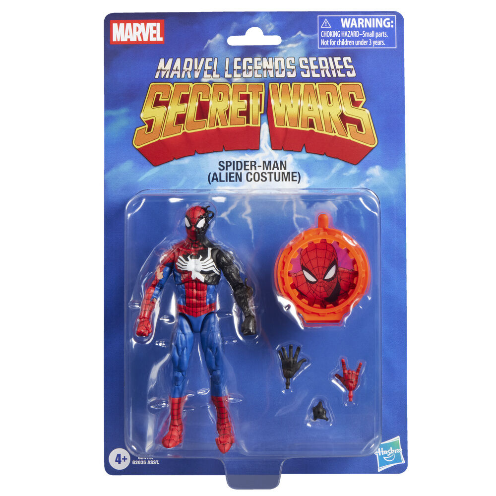 Figura Spiderman Alien Costume Secret Wars Marvel Legends Series 15cm - Frikibase.com