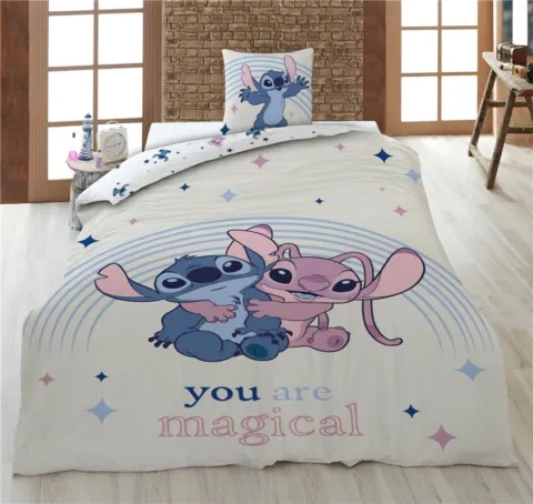 Funda nordica Angel & Stitch Disney cama 90cm policotton - Frikibase.com
