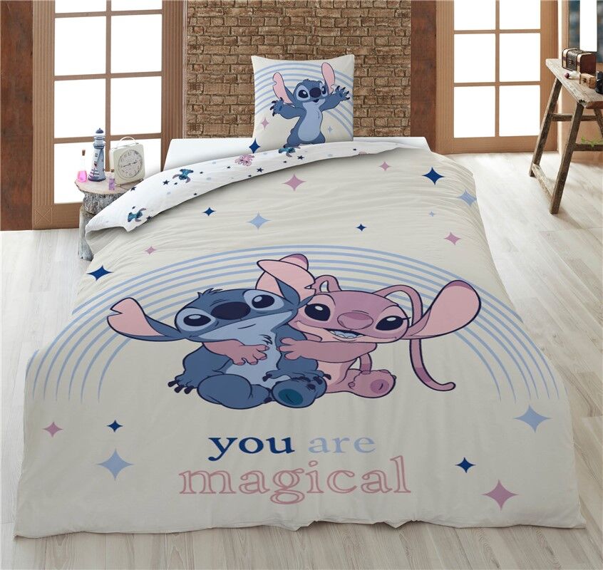 Funda nordica Angel & Stitch Disney cama 90cm policotton - Frikibase.com