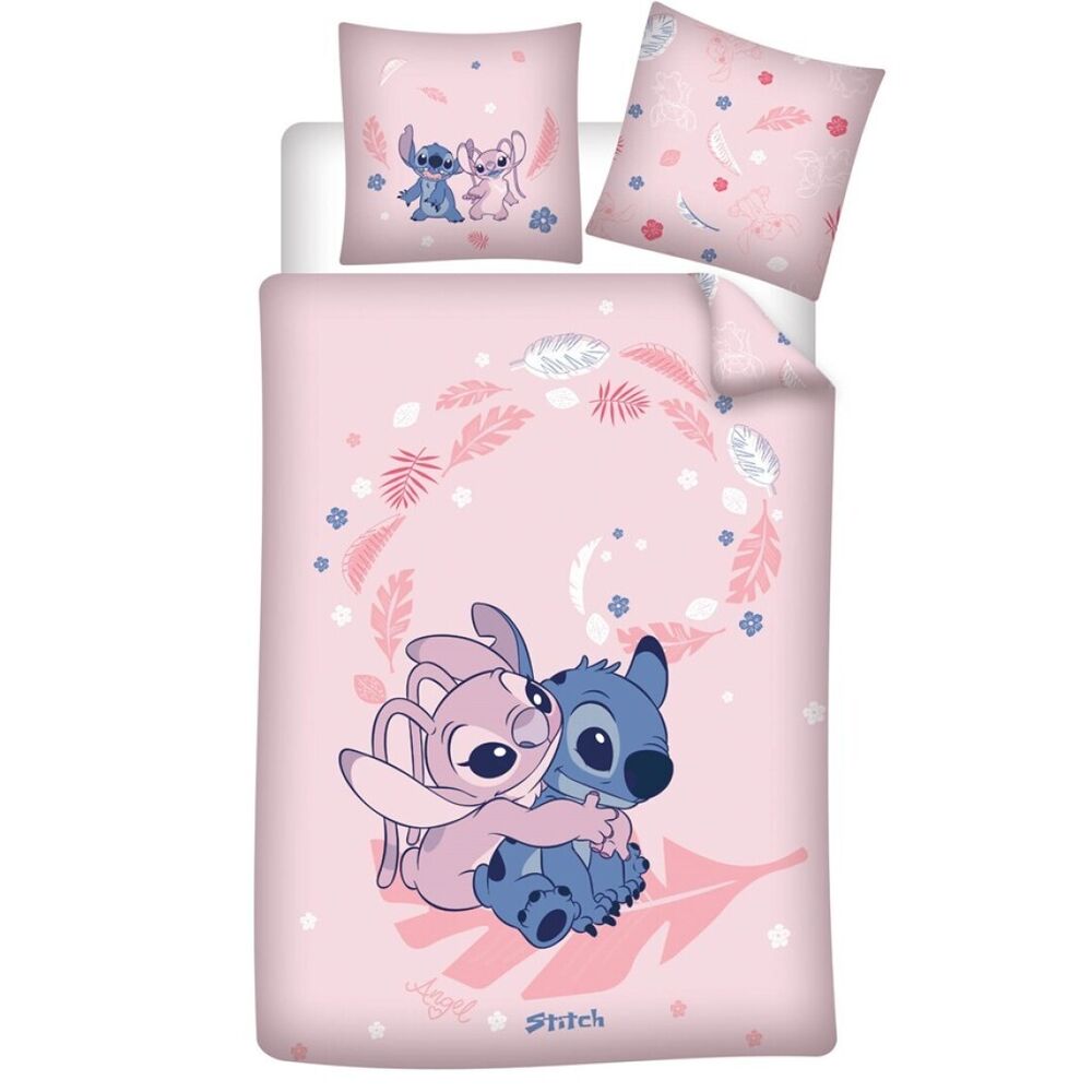 Funda nordica Angel & Stitch Disney cama 90cm policotton - Frikibase.com