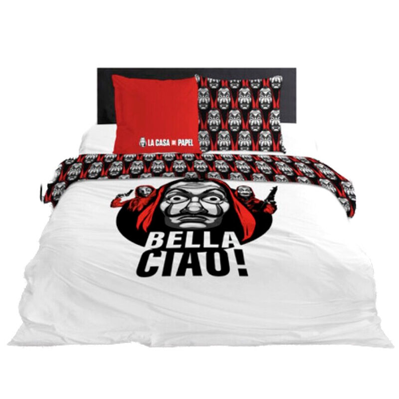 Funda nordica La Casa de Papel algodon cama 135cm - Frikibase.com