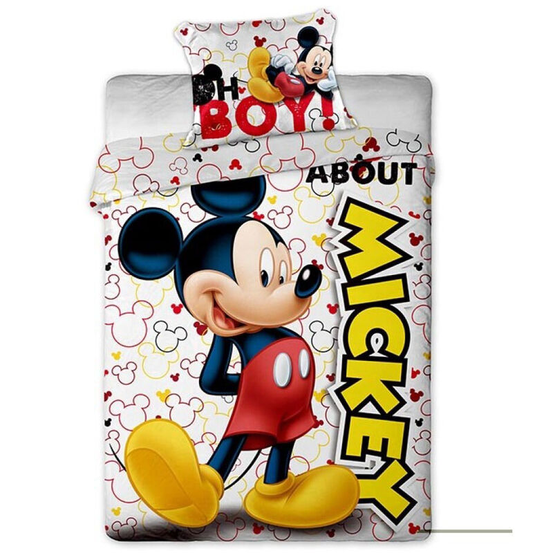 Funda nordica Mickey Disney cama 90cm microfibra - Frikibase.com