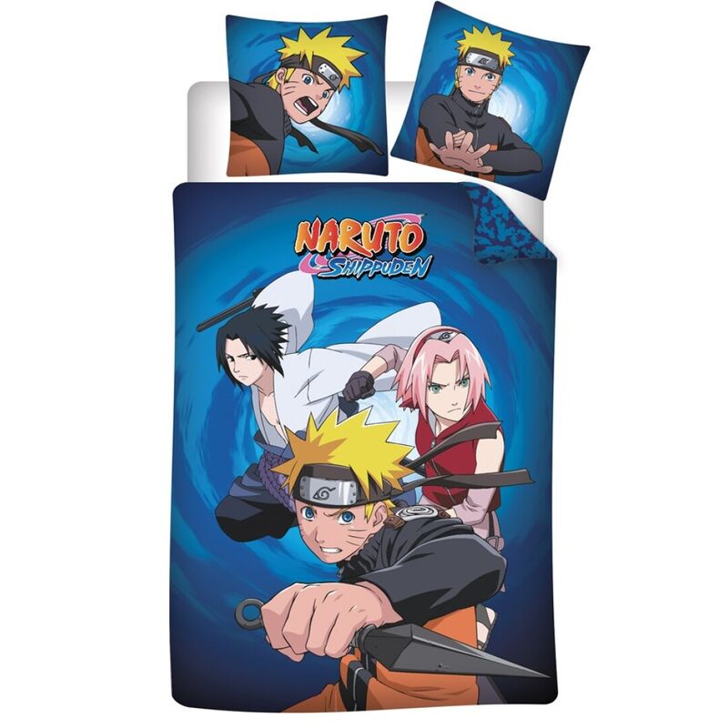 Funda nordica Naruto Shippuden cama 90 algodon - Frikibase.com