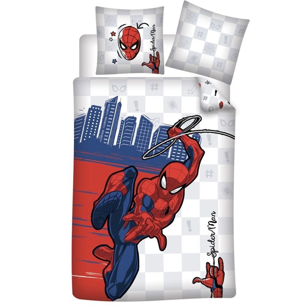 Funda nordica Spiderman Marvel cama 90cm algodon - Frikibase.com