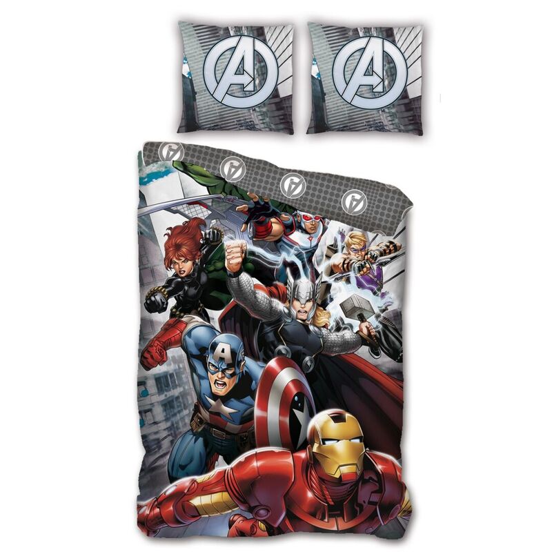 Funda nordica Vengadores Avengers Marvel cama 90cm microfibra - Frikibase.com