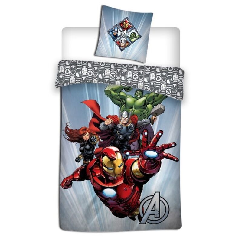 Funda nordica Vengadores Avengers Marvel cama 90cm microfibra - Frikibase.com