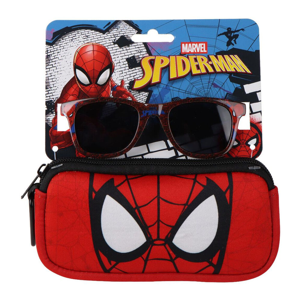 Gafas sol + funda Spiderman Marvel - Frikibase.com