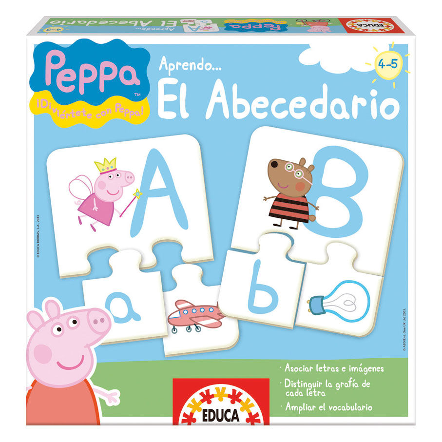 Juego Aprendo el Abecedario Peppa Pig - Frikibase.com