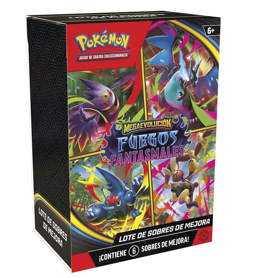 Juego Cartas Booster Bundle Fuegos Fantasmales Pokemon latino - Frikibase.com