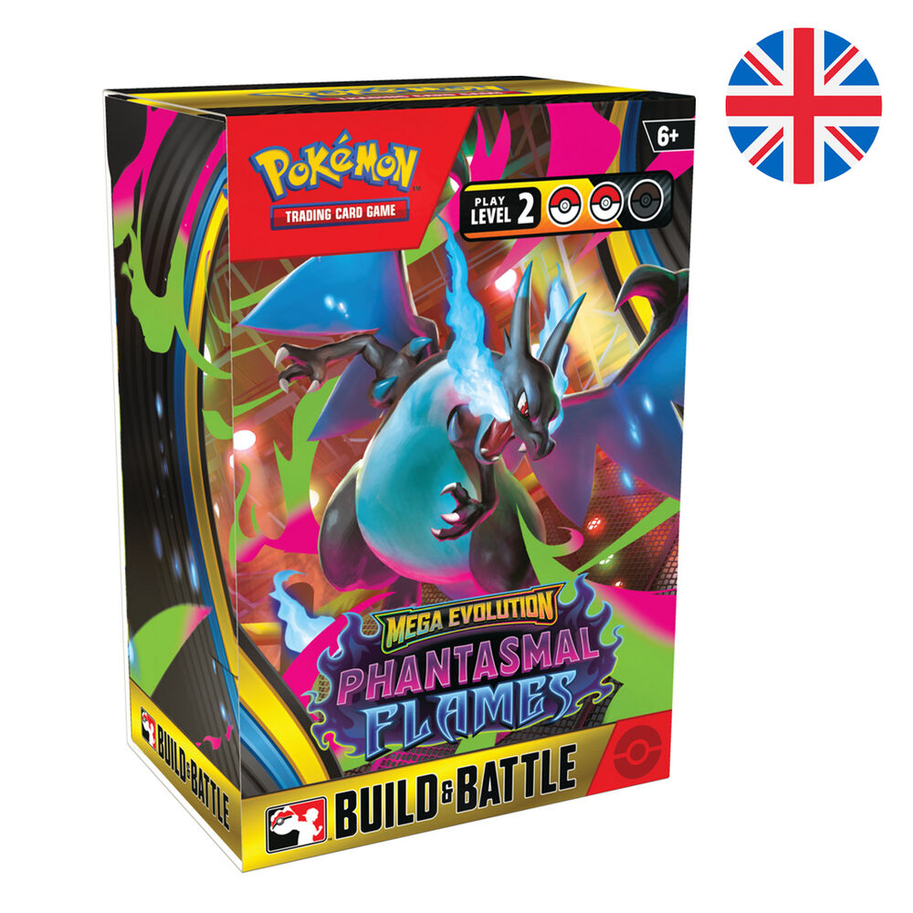 Juego cartas Fuegos Fantasmales Build & Battle Pokemon ingles - Frikibase.com