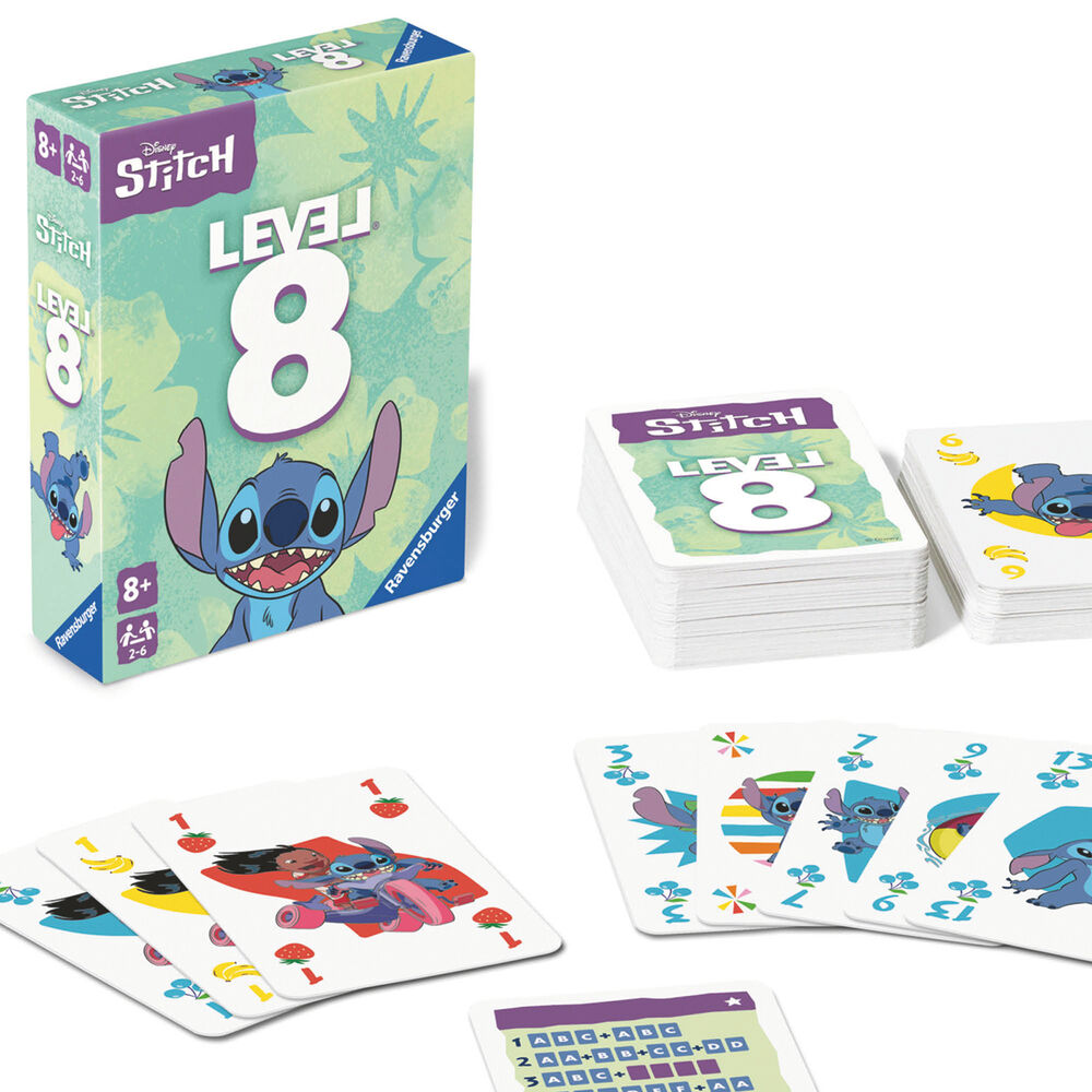 Juego de Cartas Level 8 Stitch Disney - Frikibase.com