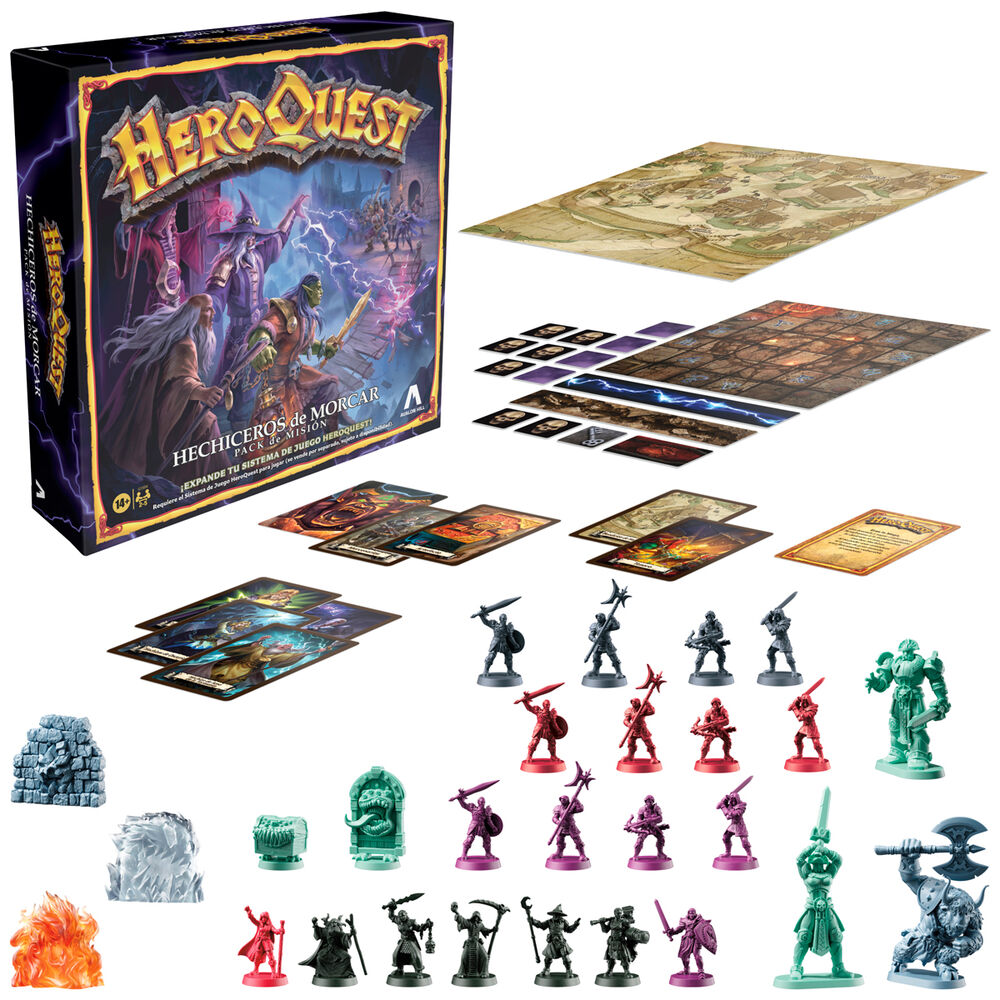Juego de Mesa Hechiceros de Morcar HeroQuest español - Frikibase.com