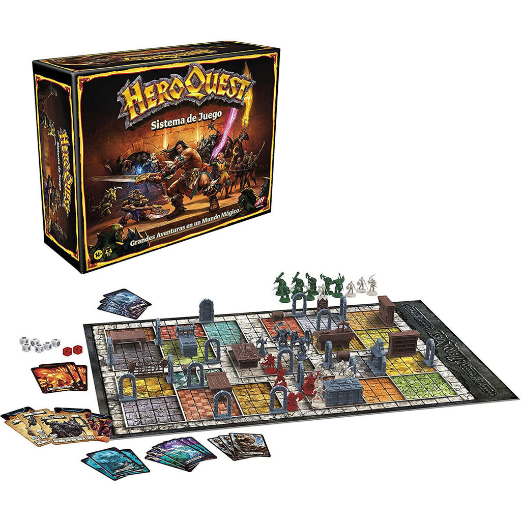 Juego de Mesa HeroQuest Aventuras en Mazmorras Avalon Hill español - Frikibase.com