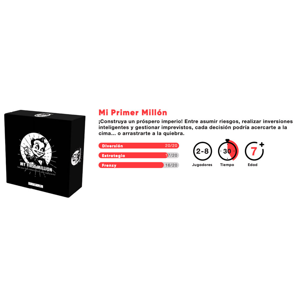 Juego de mesa Mi Primer Millon español - Frikibase.com