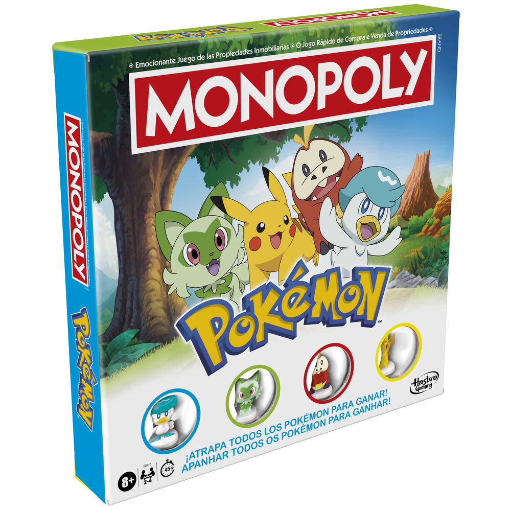 Juego mesa Monopoly Pokemon español - Frikibase.com