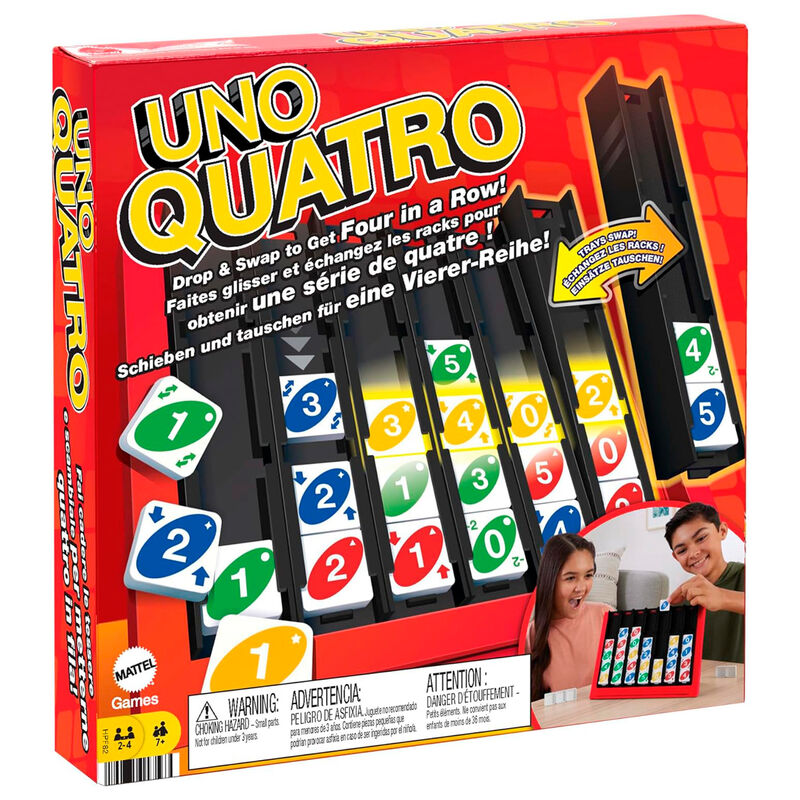 Juego mesa UNO Quatro - Frikibase.com