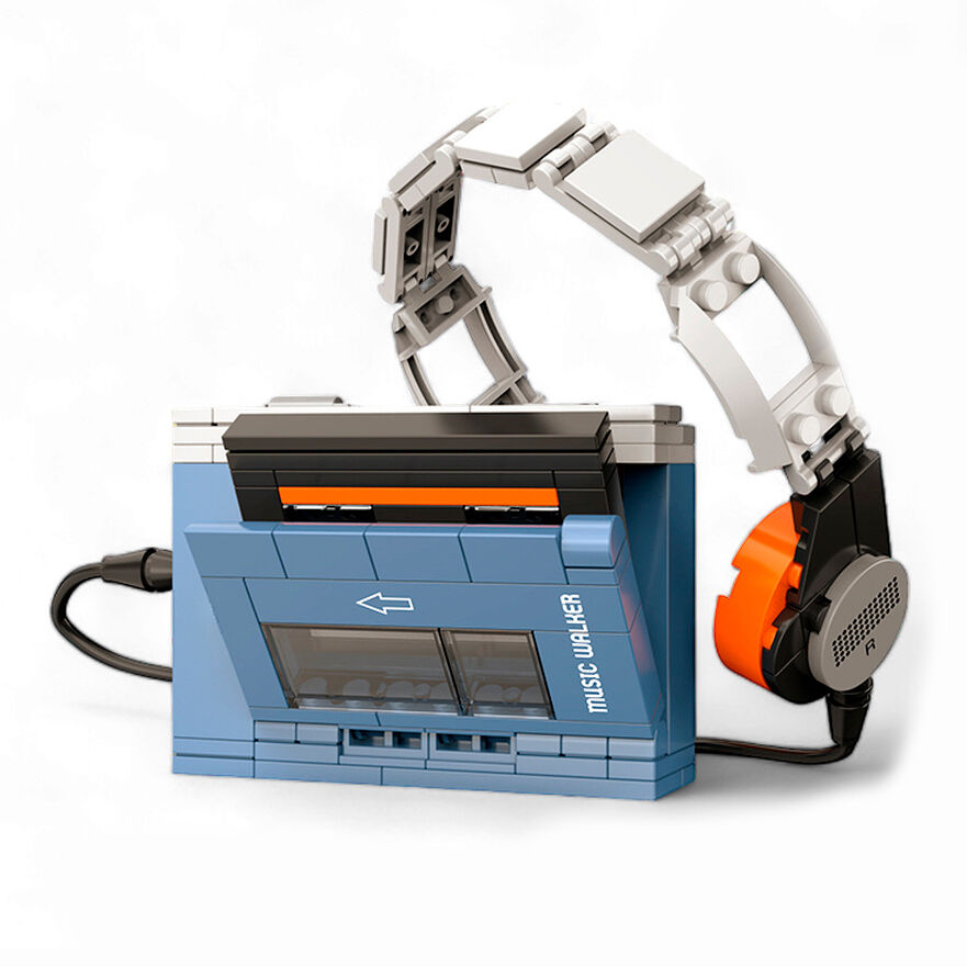 Kit Construccion Reproductor de casetes portatil 156pzs - Frikibase.com