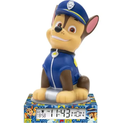 Lampara 3D con despertador Patrulla Canina Paw Patrol - Frikibase.com