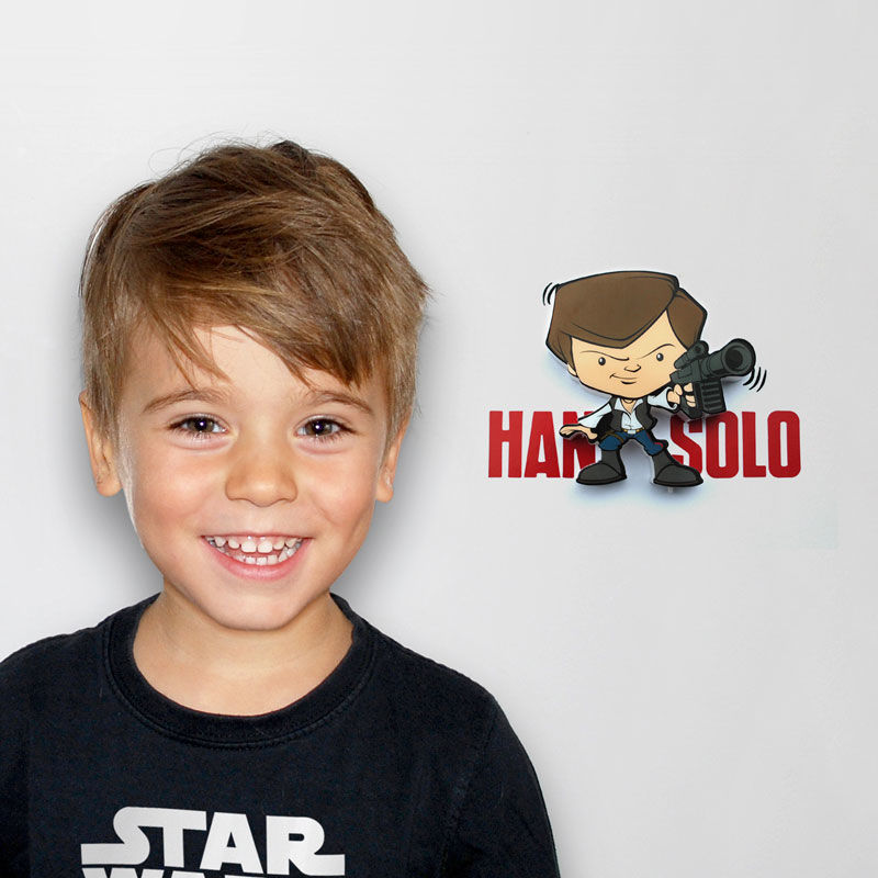 Lampara 3D Light FX mini Hans Solo Star Wars - Frikibase.com