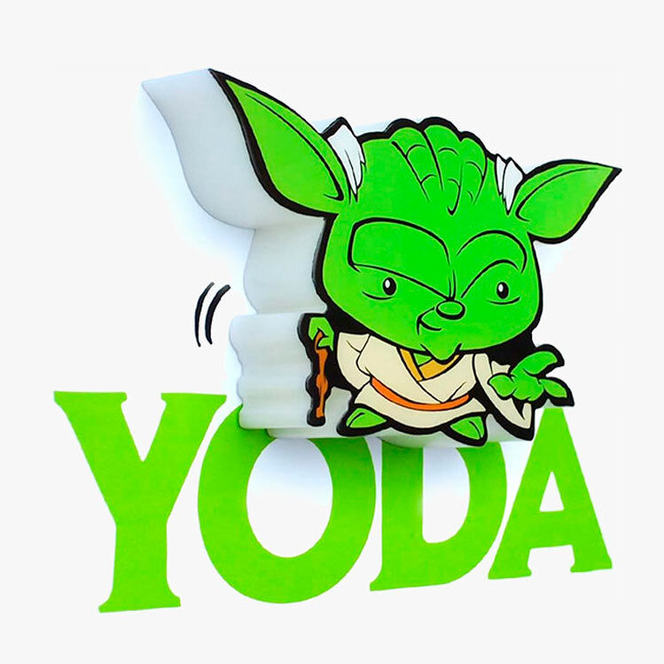 Lampara 3D Light FX mini Yoda Star Wars - Frikibase.com