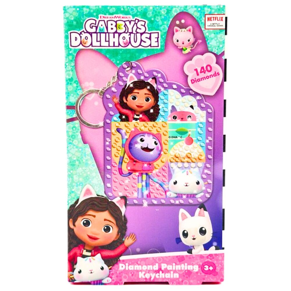 Llavero diamanes La Casa de Muñecas de Gabby - Frikibase.com