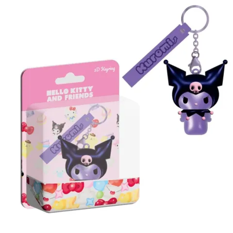 Llavero Kuromi Hello Kitty - Frikibase.com