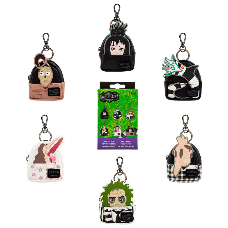 Llavero mini mochila Mystery Beetlejuice Loungefly surtido - Frikibase.com