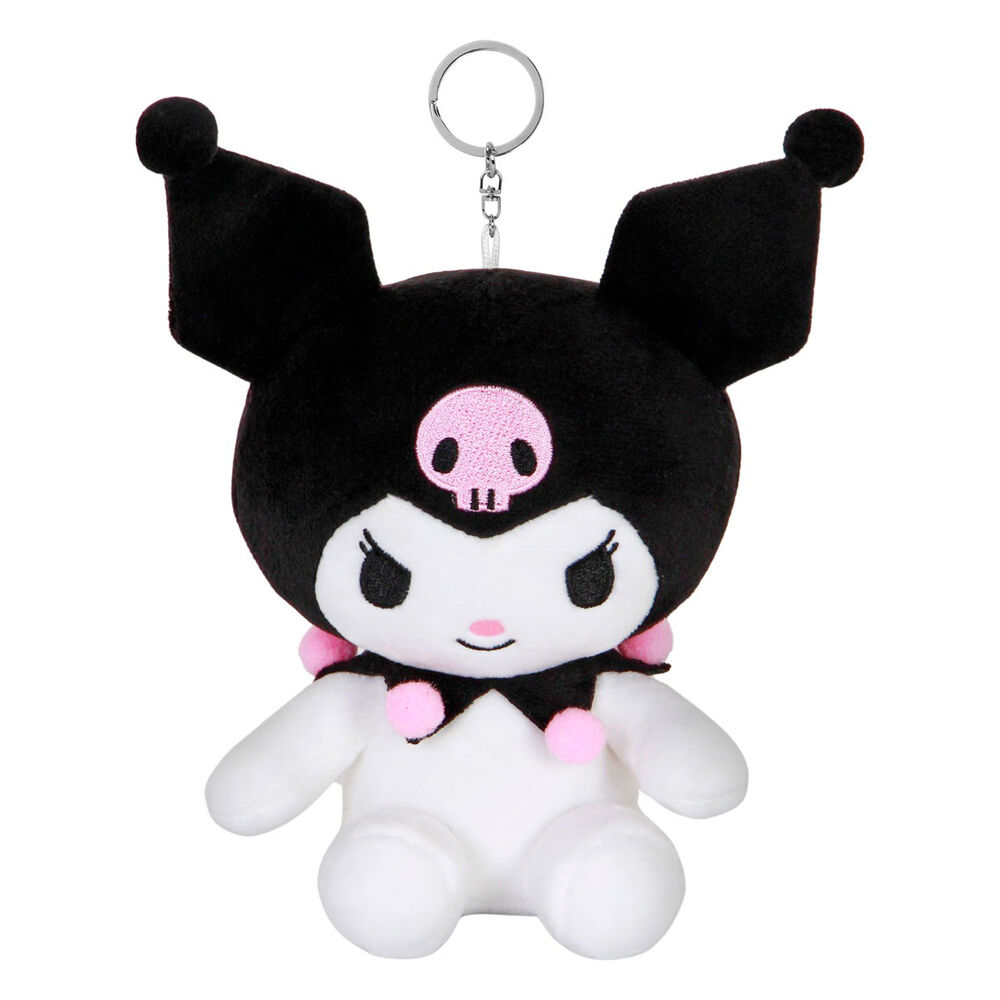 Llavero peluche Kuromi Hello kitty 10cm - Frikibase.com