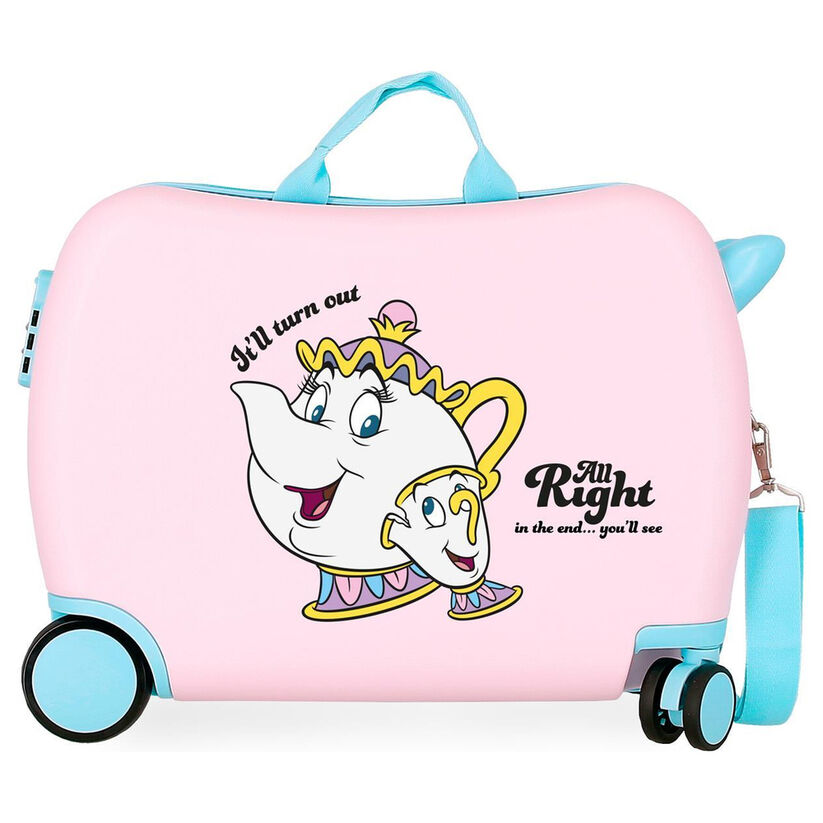 Maleta trolley ABS All Right Chip La Bella y la Bestia Disney 50cm - Frikibase.com