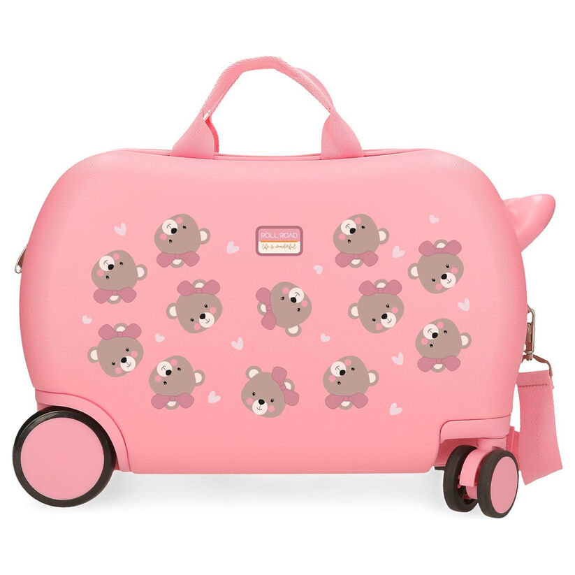 Maleta trolley ABS Baby Pets Bear Roll Road 45cm - Frikibase.com
