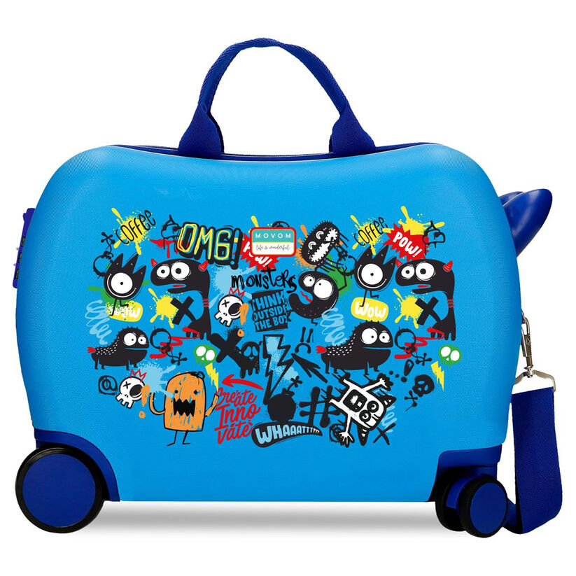 Maleta trolley ABS Monsters Az Movom 50cm - Frikibase.com