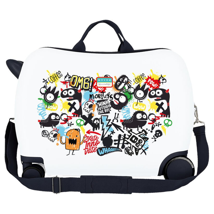 Maleta trolley ABS Monsters Movom 50cm - Frikibase.com