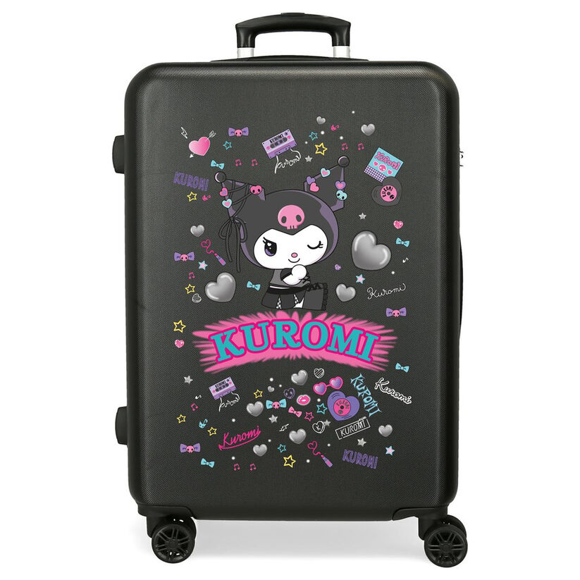 Maleta trolley ABS Retropop Kuromi Hello Kitty 65cm - Frikibase.com