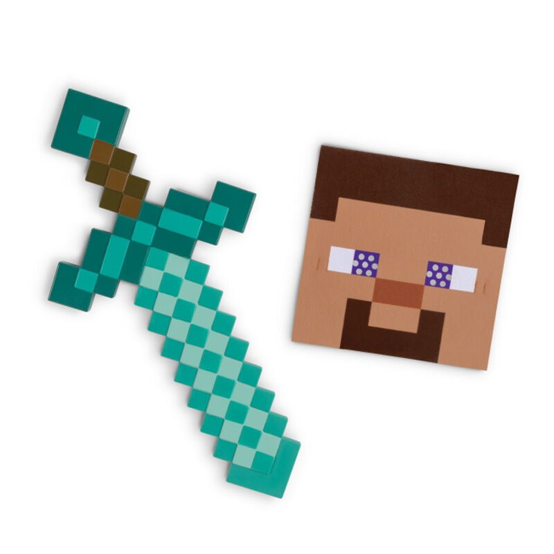 Mascara + Espada Minecraft - Frikibase.com