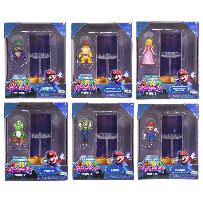 Mini figura Super Mario Galaxy Movie Super Mario Bros surtido - Frikibase.com