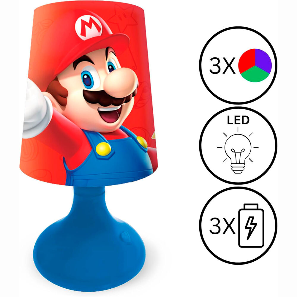 Mini Lampara Super Mario Nintendo - Frikibase.com