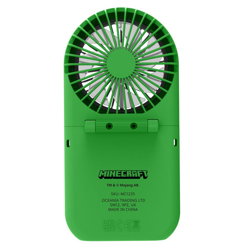 Mini Ventilador plegable portatil 3D Minecraft - Frikibase.com