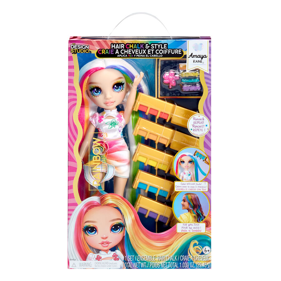Muñeca Amaya Hair Chalk & Style Rainbow High - Frikibase.com