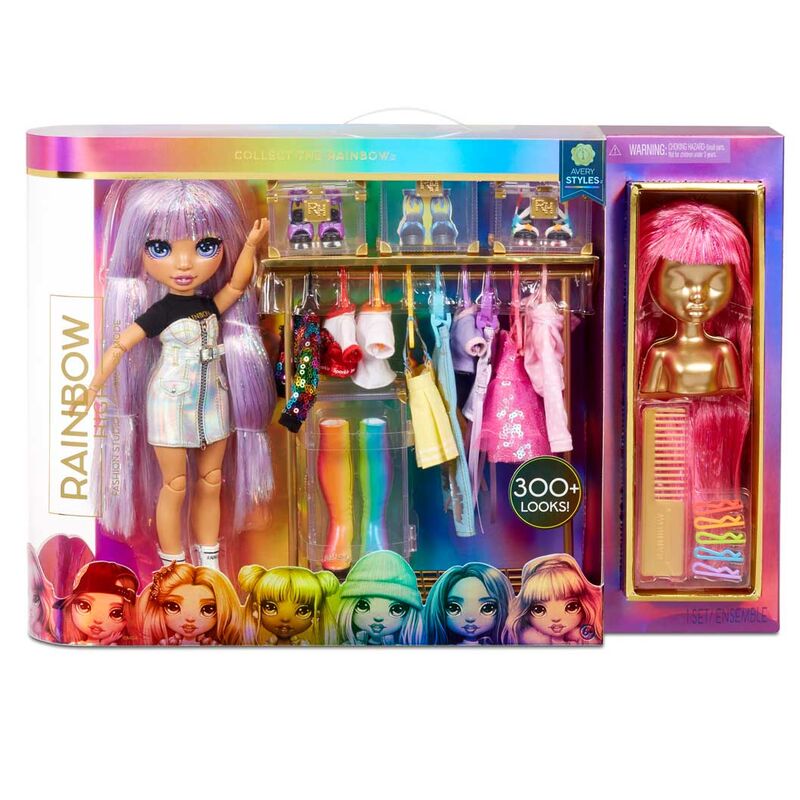 Muñeca Avery Fashion Studio Rainbow High 25cm - Frikibase.com