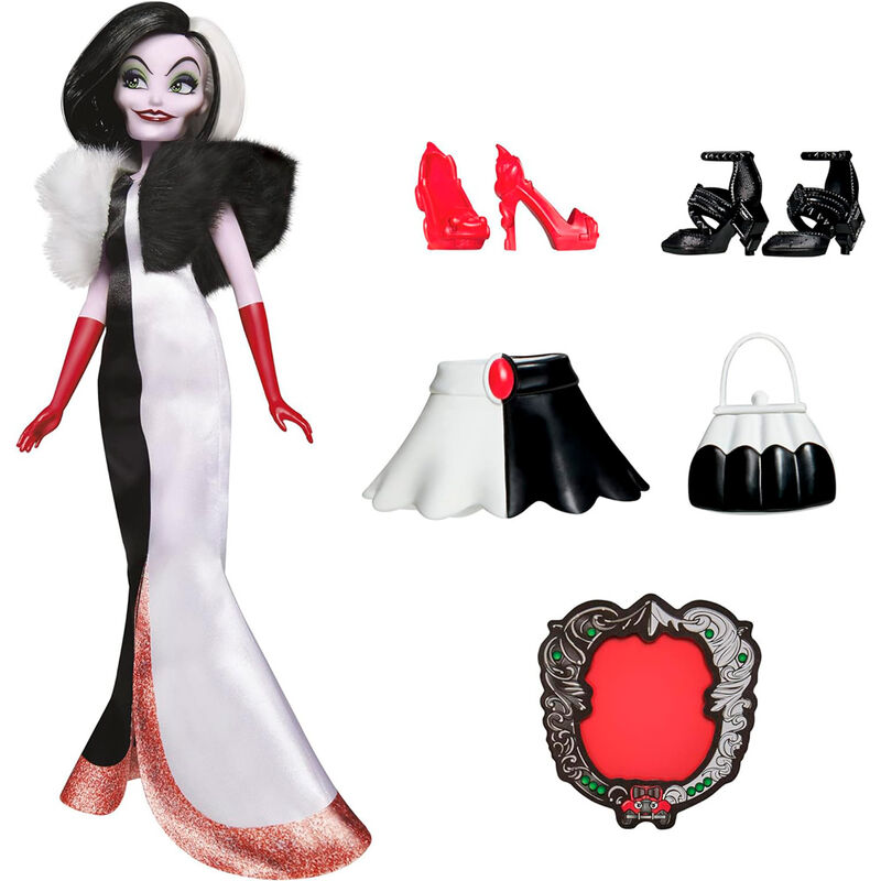 Muñeca Cruella de Vil Villanas Disney 28cm - Frikibase.com