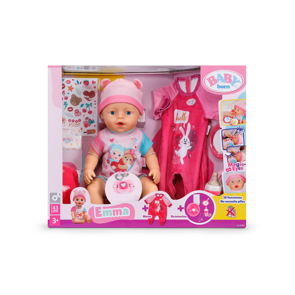 Muñeca Emma + Outfit Baby Born 43cm - Frikibase.com