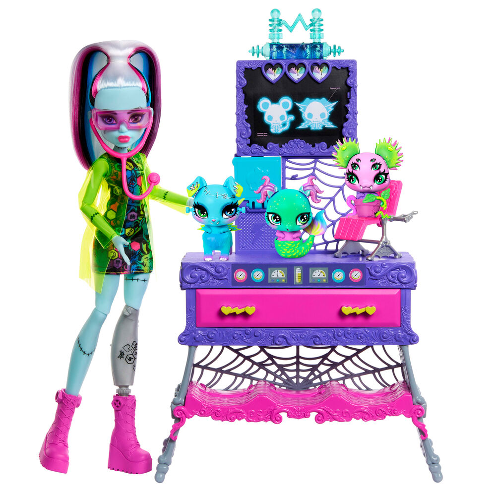 Muñeca Frankie Stein + Laboratorio Monster High - Frikibase.com