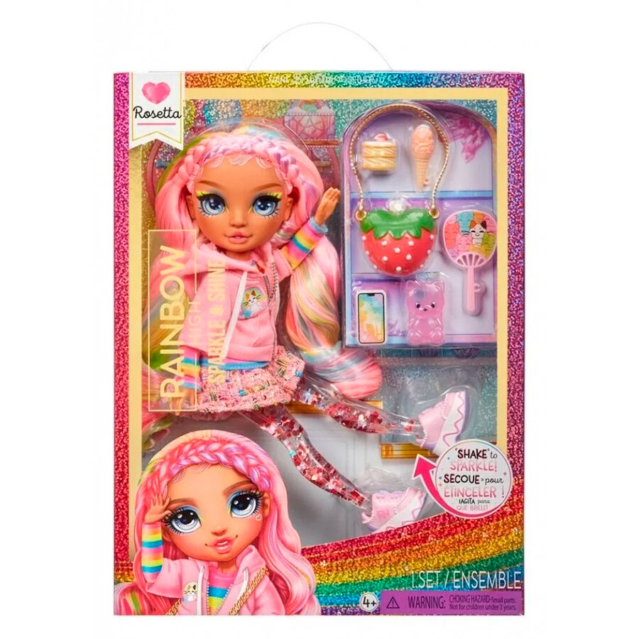 Muñeca Rosetta Sparkle & Shine Rainbow High - Frikibase.com