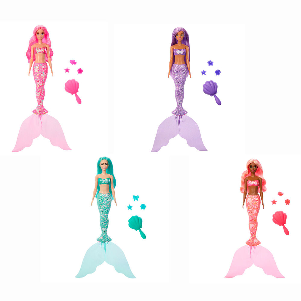 Muñeca Sirena Color Reveal Barbie surtido - Frikibase.com