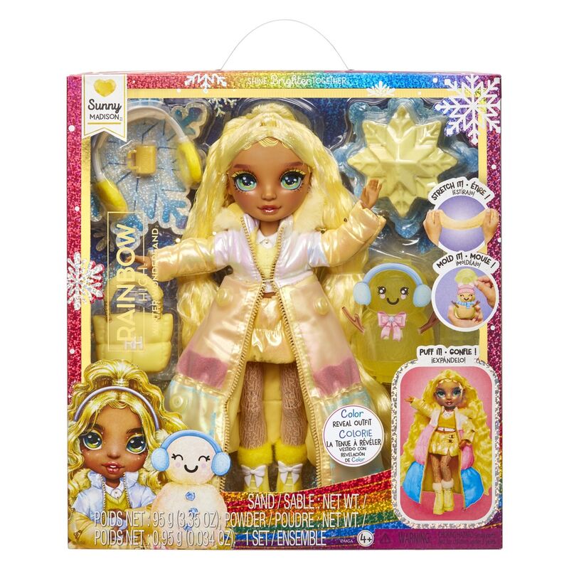 Muñeca Sunny Madison Invierno amarillo Rainbow High - Frikibase.com