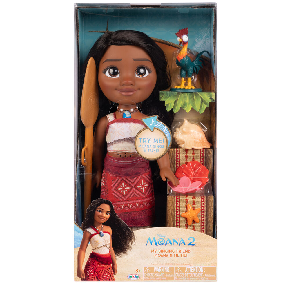 Muñeca Vaiana Moana 2 Disney 38cm sonido - Frikibase.com