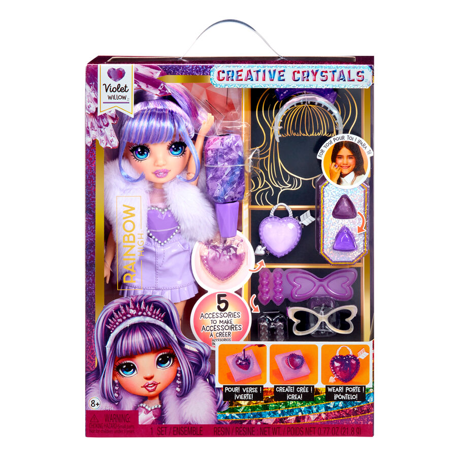 Muñeca Violet Crystal Fashion Rainbow High - Frikibase.com
